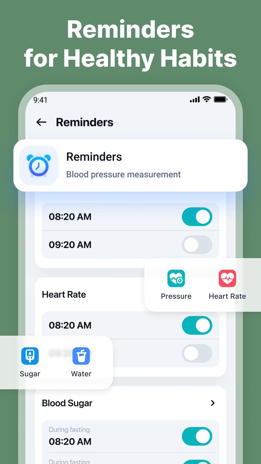 Blood Pressure Tracker screenshot